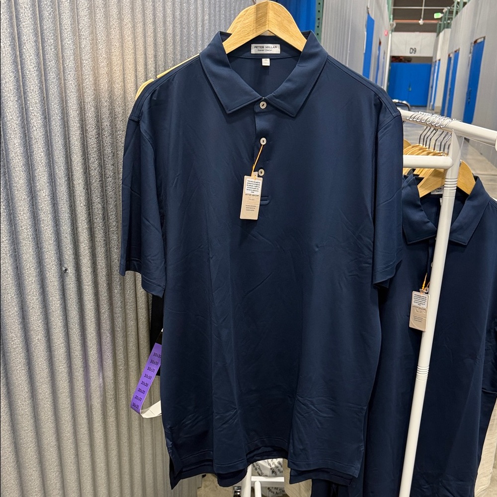 Peter Millar Dark Blue Polo Shirt
